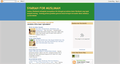 Desktop Screenshot of muslimahbulanbintang.blogspot.com