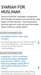 Mobile Screenshot of muslimahbulanbintang.blogspot.com