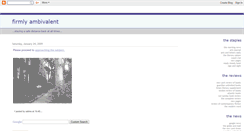 Desktop Screenshot of firmlyambivalent.blogspot.com