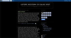 Desktop Screenshot of leforswesternciv.blogspot.com