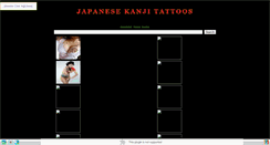 Desktop Screenshot of japanese-kanjitattoos.blogspot.com