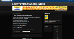 Desktop Screenshot of loket-pln.blogspot.com