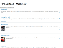 Tablet Screenshot of fordsmustang.blogspot.com