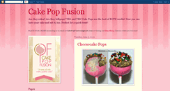 Desktop Screenshot of cakepopfusion.blogspot.com