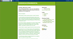 Desktop Screenshot of comunicacionambiental.blogspot.com