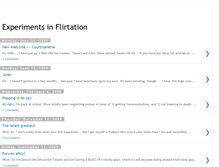 Tablet Screenshot of flirtexperiment.blogspot.com