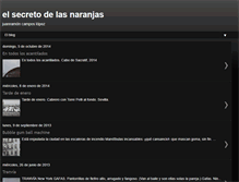 Tablet Screenshot of elsecretodelasnaranjas.blogspot.com