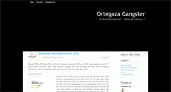 Desktop Screenshot of ortegazagangster.blogspot.com