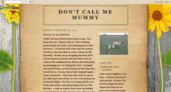 Desktop Screenshot of dontcallmemummy.blogspot.com