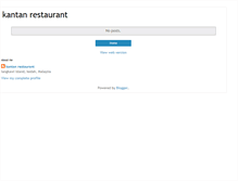 Tablet Screenshot of kantanrestaurantlangkawi.blogspot.com