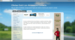 Desktop Screenshot of ofertasgoldlioncontacto.blogspot.com