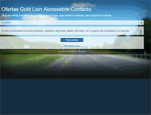 Tablet Screenshot of ofertasgoldlioncontacto.blogspot.com