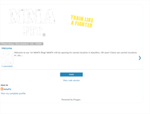 Tablet Screenshot of mma-fit.blogspot.com