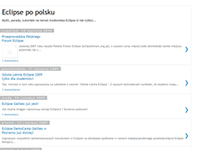 Tablet Screenshot of eclipse-po-polsku.blogspot.com