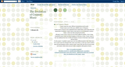 Desktop Screenshot of countryevolution.blogspot.com