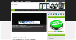 Desktop Screenshot of latestmobile2011.blogspot.com