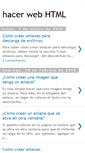 Mobile Screenshot of hacerwebhtml.blogspot.com