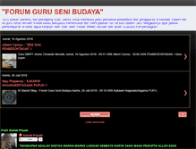 Tablet Screenshot of pembelajaranseni.blogspot.com