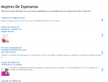 Tablet Screenshot of mujeresdeesperanza.blogspot.com