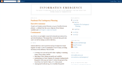 Desktop Screenshot of informatics-emergency.blogspot.com