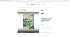 Desktop Screenshot of correspondences-martin.blogspot.com