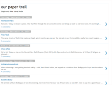 Tablet Screenshot of ourpapertrail.blogspot.com