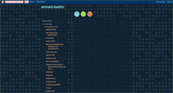 Desktop Screenshot of ahmed-kadim.blogspot.com