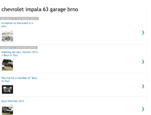 Tablet Screenshot of chevroletimpala63garagebrno.blogspot.com