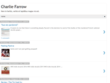 Tablet Screenshot of charliefarrow.blogspot.com