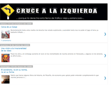 Tablet Screenshot of cruce-izquierda.blogspot.com