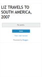 Mobile Screenshot of lizinsouthamerica.blogspot.com