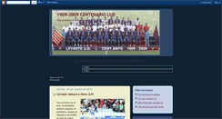 Desktop Screenshot of centenariolud2009.blogspot.com