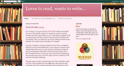 Desktop Screenshot of lovestoreadwantstowrite.blogspot.com