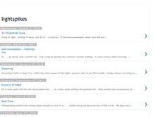 Tablet Screenshot of lightspikes.blogspot.com