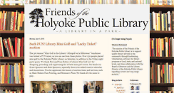 Desktop Screenshot of friendsoftheholyokepubliclibrary.blogspot.com