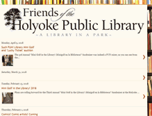 Tablet Screenshot of friendsoftheholyokepubliclibrary.blogspot.com