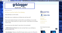 Desktop Screenshot of grblogger.blogspot.com