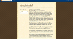 Desktop Screenshot of nieuwsdagboek.blogspot.com