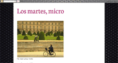 Desktop Screenshot of losmartesmicro.blogspot.com