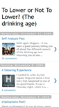 Mobile Screenshot of newblogger-thedrinkingage.blogspot.com