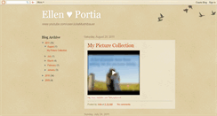 Desktop Screenshot of ellenandportia.blogspot.com