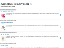 Tablet Screenshot of justbecauseyoudontneedit.blogspot.com