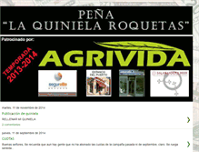 Tablet Screenshot of laquinielaroquetas.blogspot.com