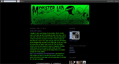 Desktop Screenshot of monsterlabcreations.blogspot.com
