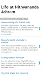 Mobile Screenshot of life-at-nithyananda-ashram.blogspot.com