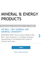 Mobile Screenshot of mineraltrade.blogspot.com