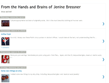 Tablet Screenshot of jeninebressner.blogspot.com