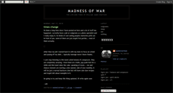 Desktop Screenshot of madnessofwar.blogspot.com