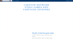 Desktop Screenshot of cartoonstvepisodesonline.blogspot.com