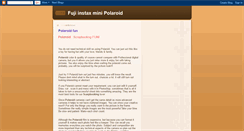 Desktop Screenshot of 1instaxminipolaroid.blogspot.com